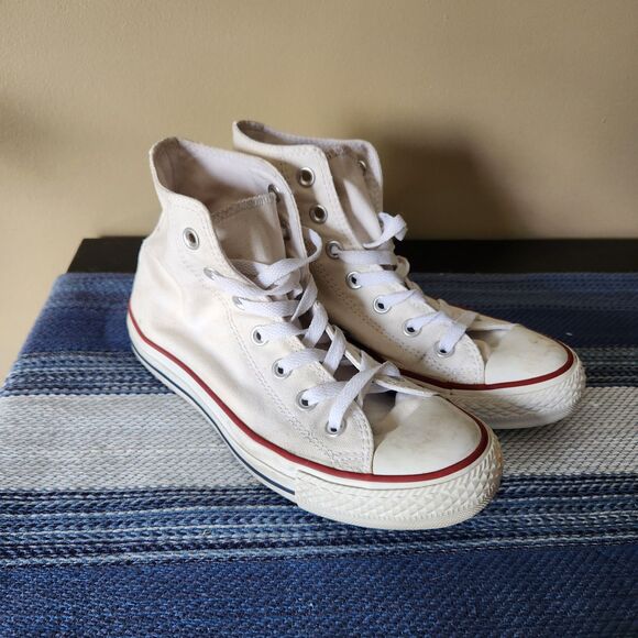Converse Chuck Taylor All Star M7650 Optic White Unisex High Top W7 M5 - Picture 2 of 10